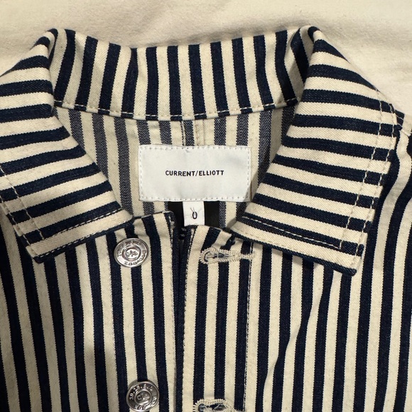 Current Elliott Striped Jumpsuit Dress Sleeveless 0 - Picture 8 of 8